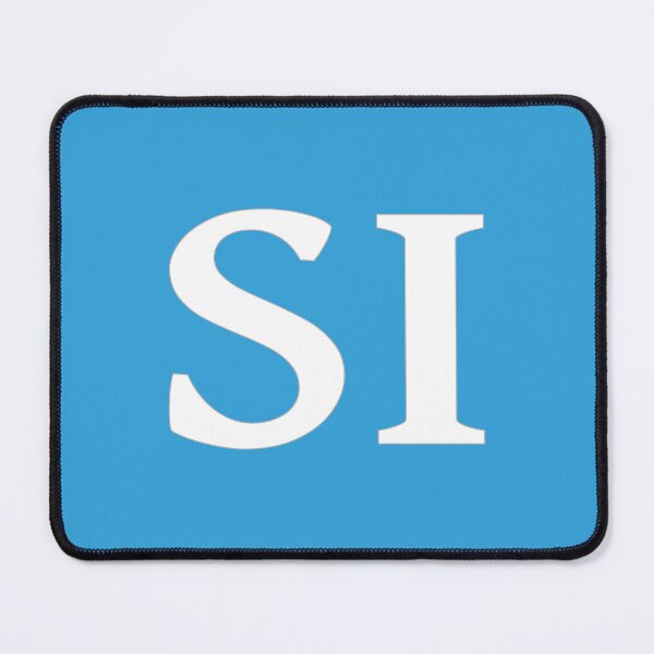 Item preview, SI Initials Monogram Elegant White Letters designed and sold by Jeallan Designs.