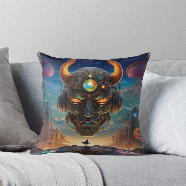 Item preview, Psychedelic Alien Cyborg Devil Art Trip 1 designed and sold by Benito Del Ray.
