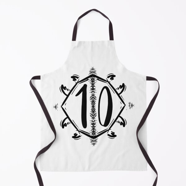 Item preview, ten 10 number house retro vintage style graphic design designed and sold by ironpalette.