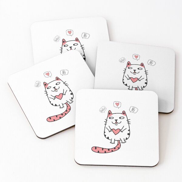 Item preview, cat says hello designed and sold by yaZzaboy.