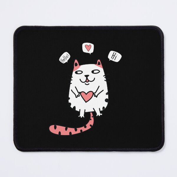 Item preview, cat says hello designed and sold by yaZzaboy.
