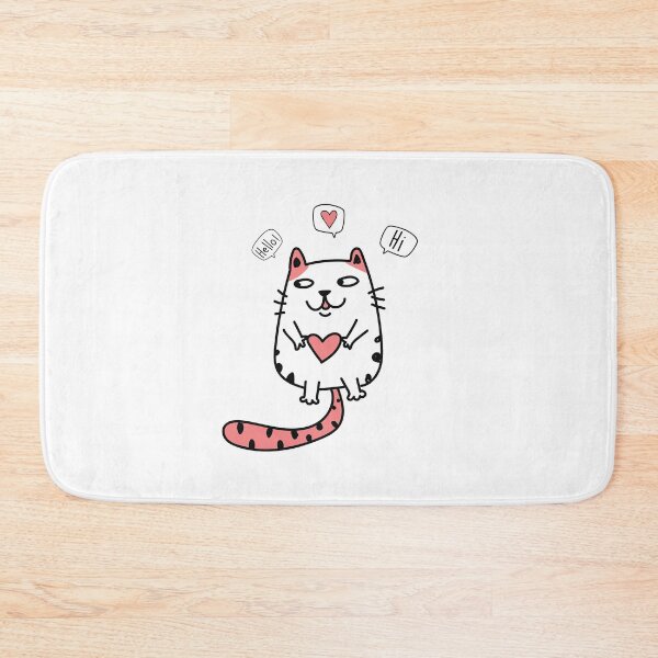 Item preview, cat says hello designed and sold by yaZzaboy.