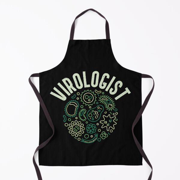 Item preview, Virologist creative round outline distressed design with bacteria and microbes signs for Microbiology Lovers designed and sold by venomousvector.