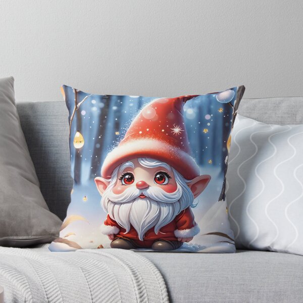 Item preview, Red winter gnome in the forest designed and sold by Biberwerke.