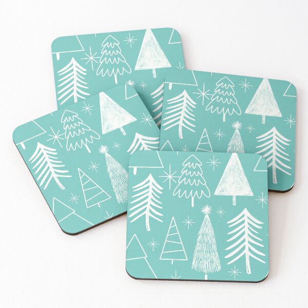 Item preview, Christmas Tree Light Blue - Evergreen Tree - Pine Tree Blue designed and sold by susycosta.