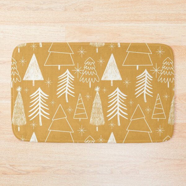 Item preview, Christmas Tree Yellow - Evergreen Tree - Pine Tree Blue designed and sold by susycosta.