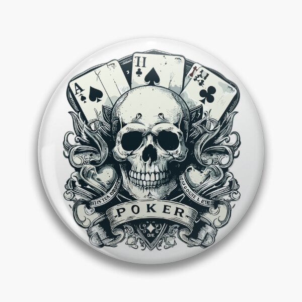 Item preview, Poker skull designed and sold by gittuska11.