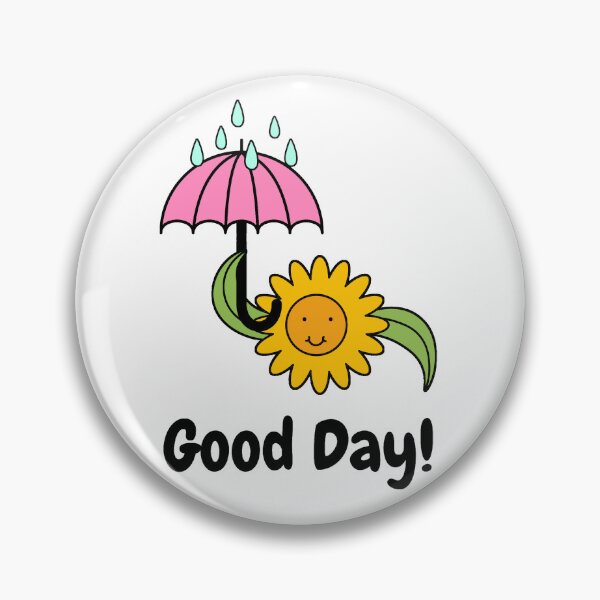 Item preview, Good Day Positive Flower and Umbrella designed and sold by Yellowriversss.