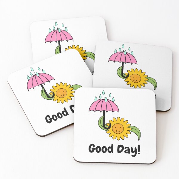 Item preview, Good Day Positive Flower and Umbrella designed and sold by Yellowriversss.