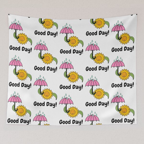 Item preview, Good Day Positive Flower and Umbrella designed and sold by Yellowriversss.