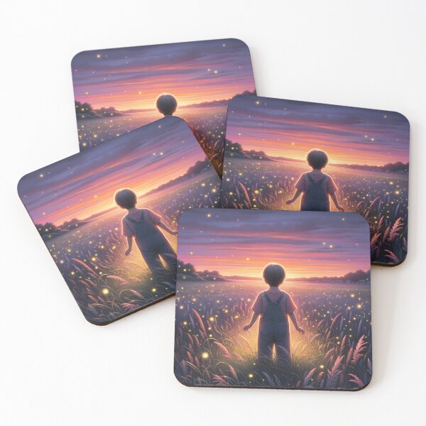 Item preview, Boy Gazing into Evening Brilliance designed and sold by PictorialWhimsy.