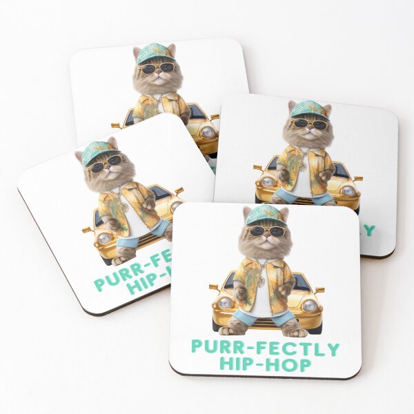 Item preview, Digital png file Hip-Hop Cat with sport car  designed and sold by Fernnieskillup.