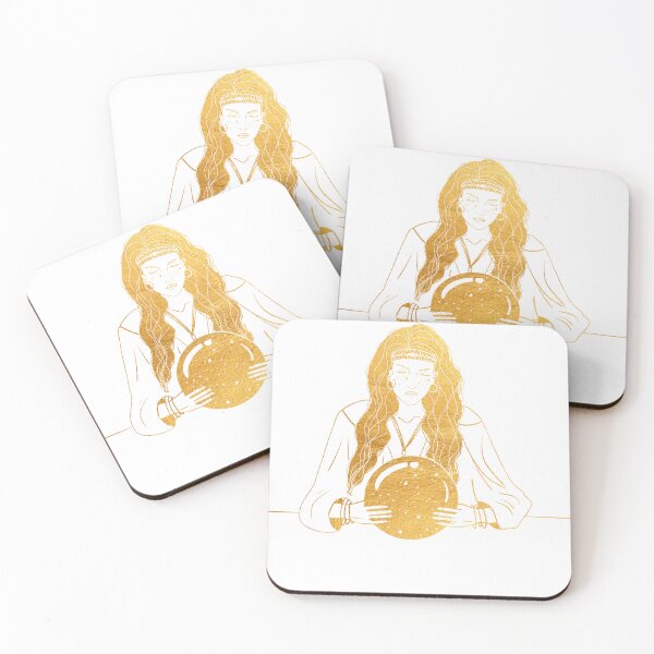 Item preview, Illustration of an inspiring woman - Golden Fortune designed and sold by Michouprint.