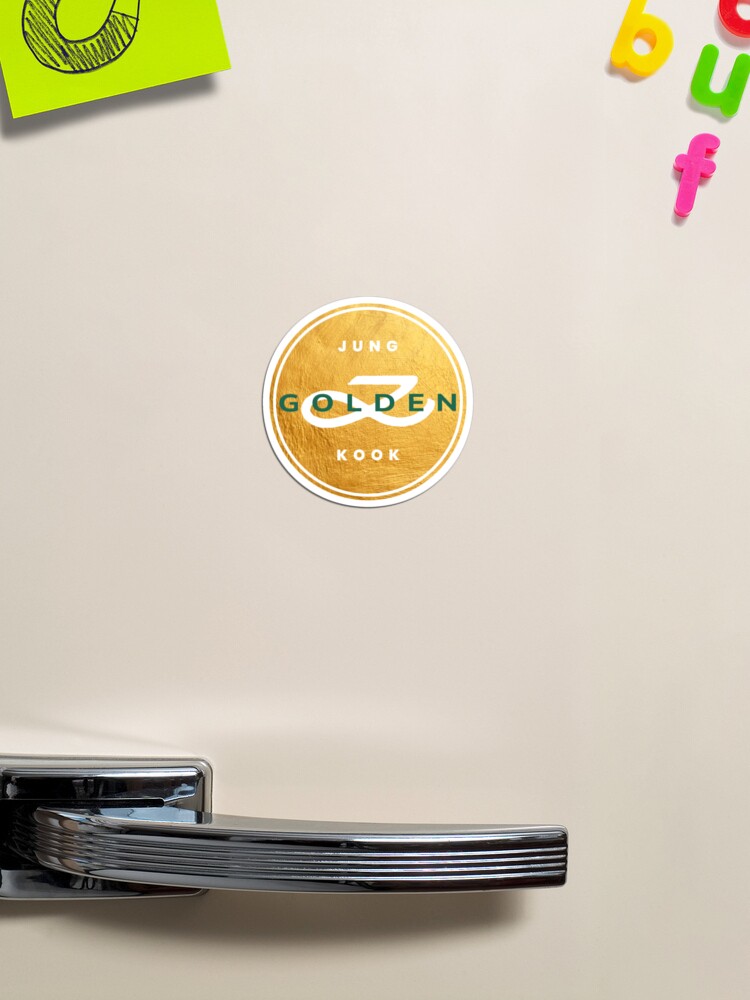 Jungkook Golden album metallic logo, Jungkook Seven, BTS Jungkook / Golden  off white Photographic Print for Sale by SoloAutenica