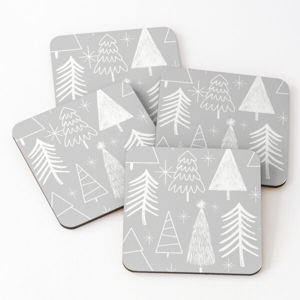 Item preview, Christmas Tree Gray - Evergreen Tree - Pine Tree Gray designed and sold by susycosta.