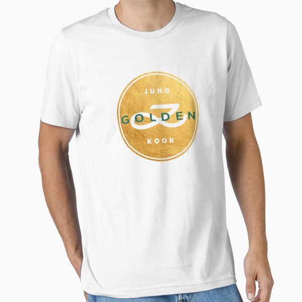 Jungkook Golden album metallic logo, Jungkook Seven, BTS