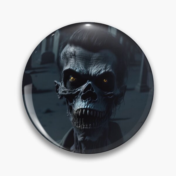 Item preview, Two zombies at graveyard on Halloween night designed and sold by stevanovicigor.