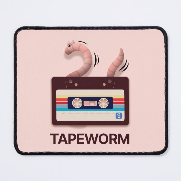 Item preview, Tapeworm. A worm that eats tapes. designed and sold by MrPila.