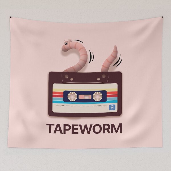Item preview, Tapeworm. A worm that eats tapes. designed and sold by MrPila.