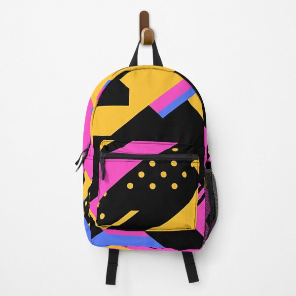 Item preview, Minimalist Geometric Fusion: Vibrant Pink, Yellow & Black Design designed and sold by PaintbrushPlace.