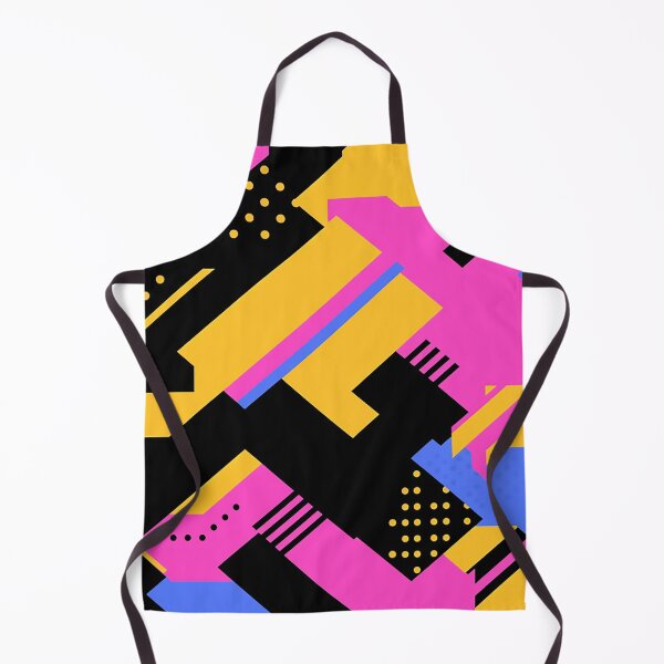 Item preview, Minimalist Geometric Fusion: Vibrant Pink, Yellow & Black Design designed and sold by PaintbrushPlace.