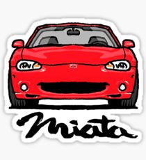 MX5 Miata NB Red Sticker
