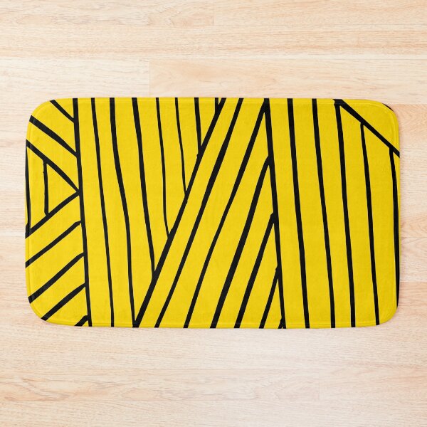 Item preview, Golden Yellow Brush Abstract Pattern. designed and sold by ARichArts.