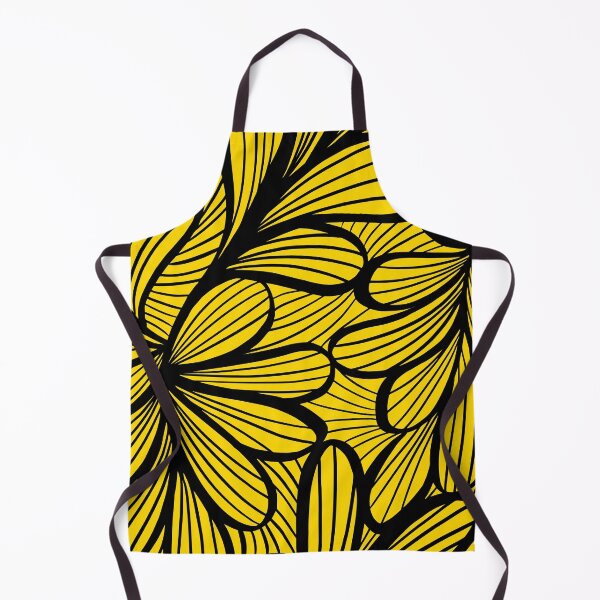Item preview, Golden Yellow Brush Abstract Pattern. designed and sold by ARichArts.