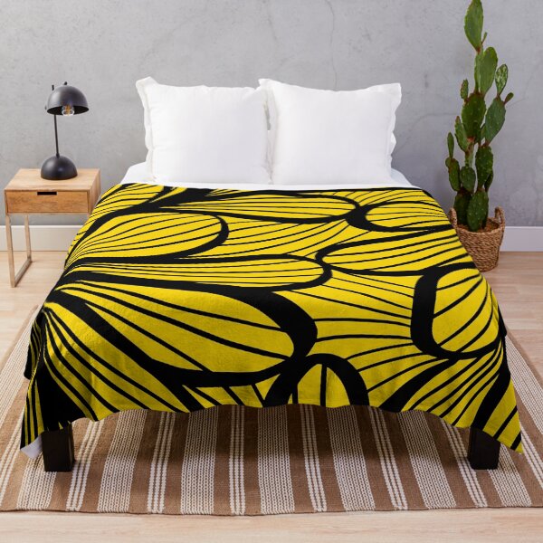 Item preview, Golden Yellow Brush Abstract Pattern. designed and sold by ARichArts.