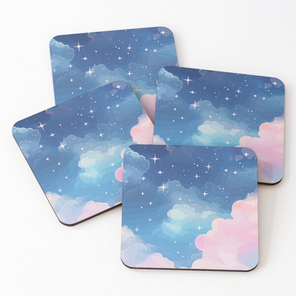 Item preview, Cielo nocturno acuarela pastel designed and sold by MibMib.