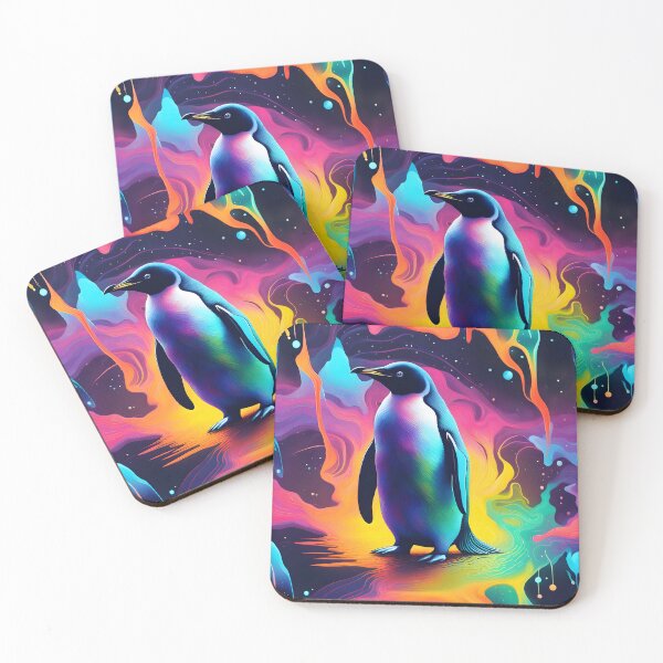 Item preview, Penguin of the Northern Lights designed and sold by javaoverride.