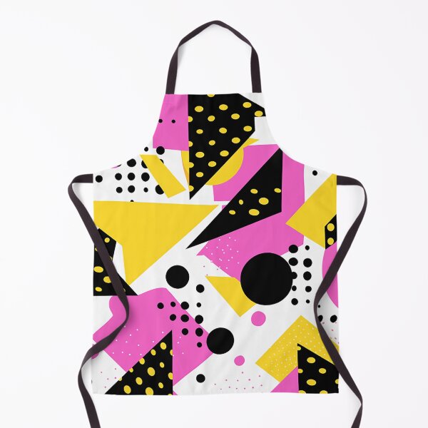 Item preview, Vibrant Minimalist Geometry: Pink, Yellow & Black Design Fusion designed and sold by PaintbrushPlace.
