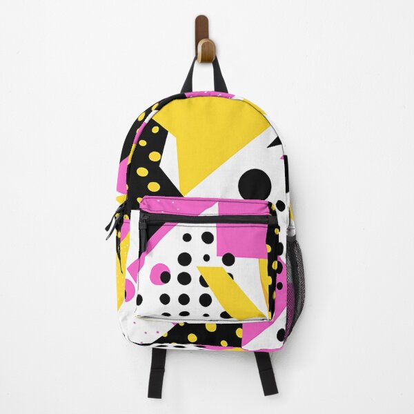 Item preview, Vibrant Minimalist Geometry: Pink, Yellow & Black Design Fusion designed and sold by PaintbrushPlace.