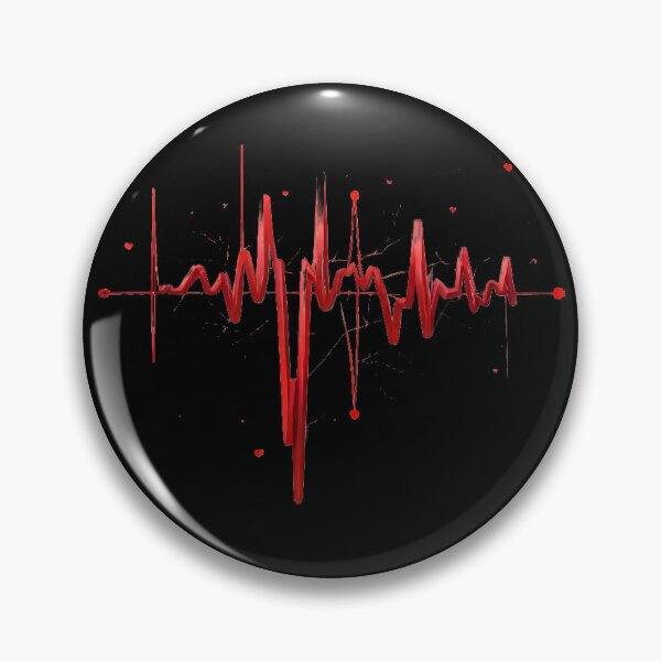 Item preview, Red heart rate designed and sold by M-Y-A-R-T-.