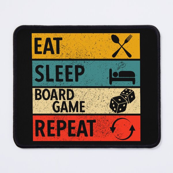 Item preview, Eat Sleep Boardgame Repeat designed and sold by strokli.