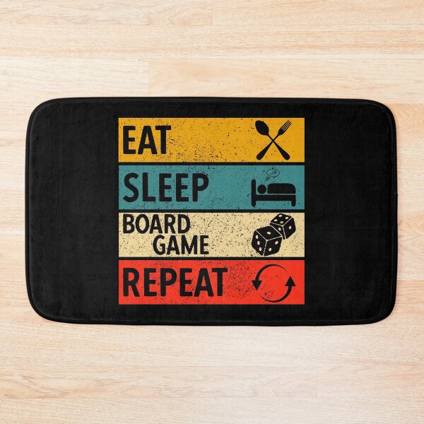 Item preview, Eat Sleep Boardgame Repeat designed and sold by strokli.