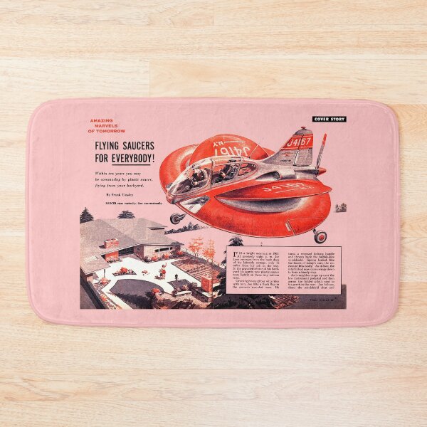 Item preview, FLYING SAUCERS FOR EVERYBODY! designed and sold by ThrowbackAds.