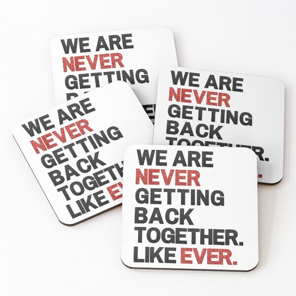 Item preview, We Are Never Getting Back Together Like Ever, Swiftie Gift designed and sold by throuplescorner.