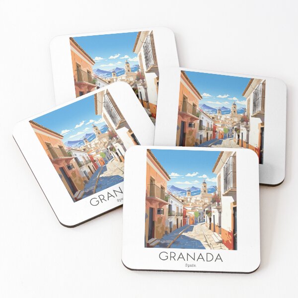 Item preview, A Vintage Travel Illustration of Granada - Spain  designed and sold by GoodOldVintage.