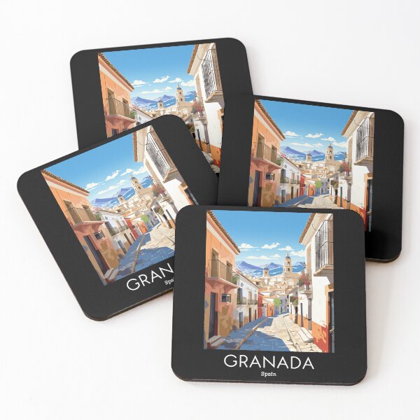 Item preview, A Vintage Travel Illustration of Granada - Spain  designed and sold by GoodOldVintage.