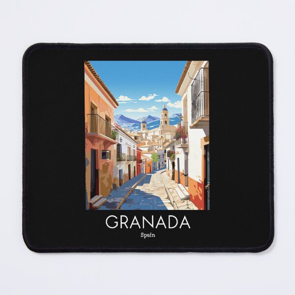 Item preview, A Vintage Travel Illustration of Granada - Spain designed and sold by GoodOldVintage.