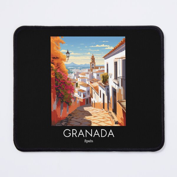 Item preview, A Vintage Travel Illustration of Granada - Spain  designed and sold by GoodOldVintage.