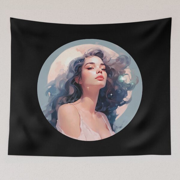 Item preview, Impressionist Portrait designed and sold by MendaciousMina.