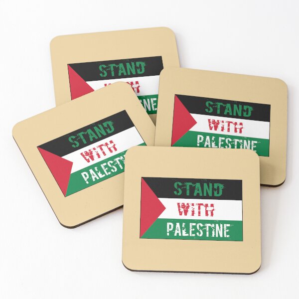 Item preview, Stand with Palestine Art Flag designed and sold by AJ  Liber.
