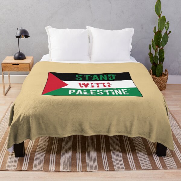 Item preview, Stand with Palestine Art Flag designed and sold by AJ  Liber.