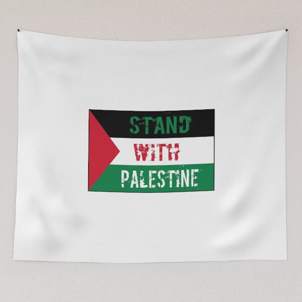 Item preview, Stand with Palestine Flag designed and sold by AJ  Liber.