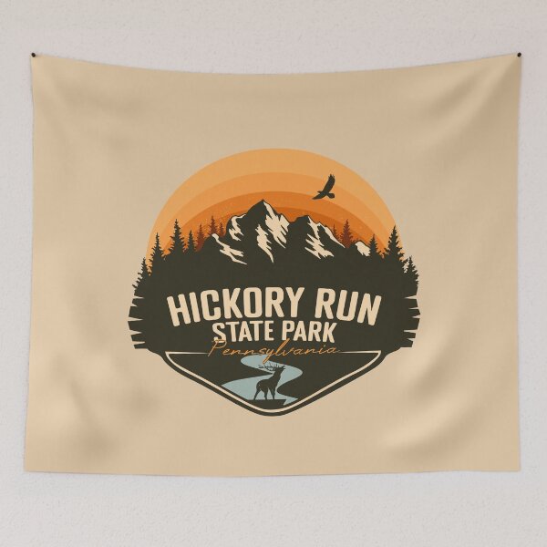 Item preview, Hickory Run State Park Pennsylvania - PA Retro Vintage Badge designed and sold by mountainfad.