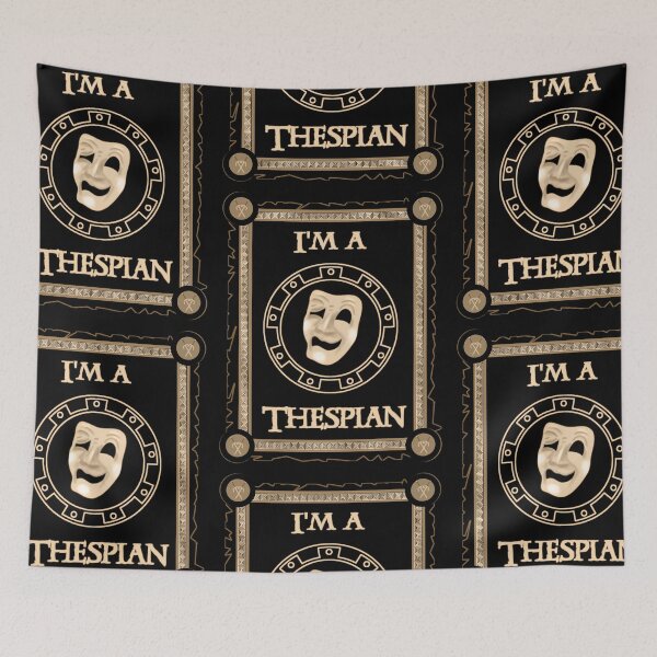 Item preview, I am a Thespian- brown designed and sold by Themys24.