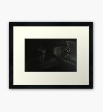 Spooky Kittens Framed Print