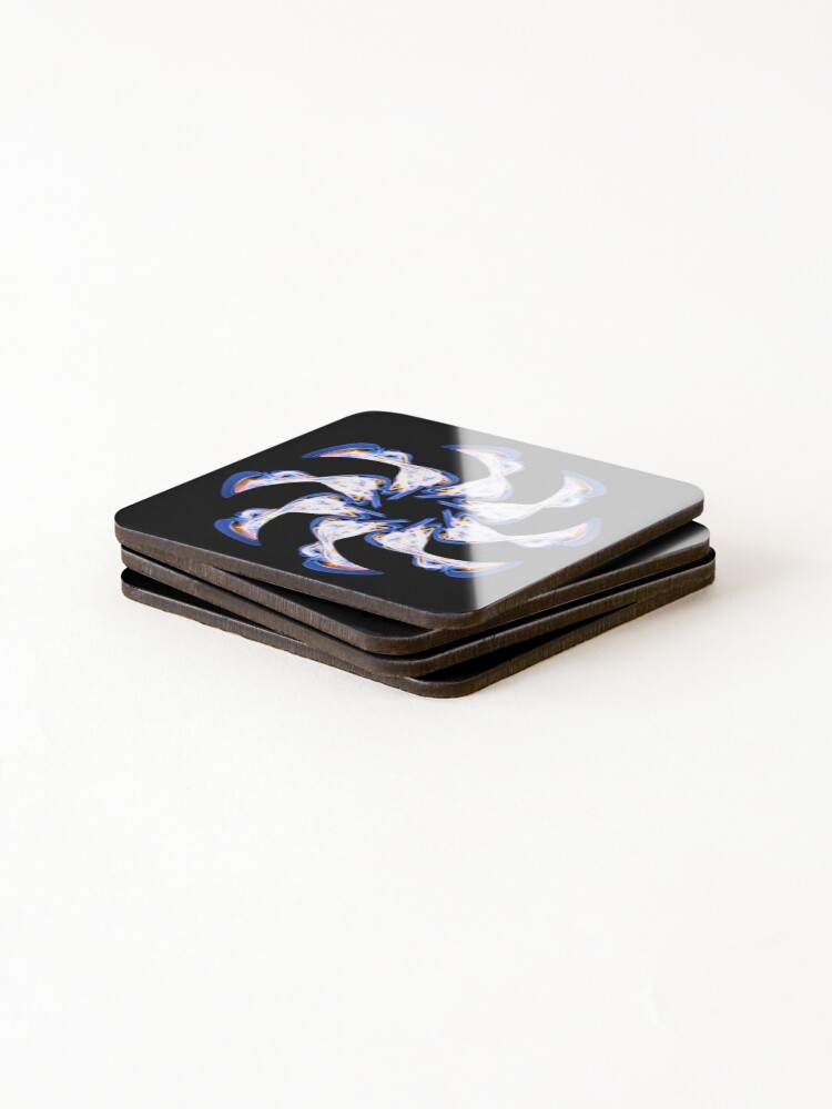 Thumbnail 4 of 5, Coasters (Set of 4), Blue Star designed and sold by RomeoAzahar.